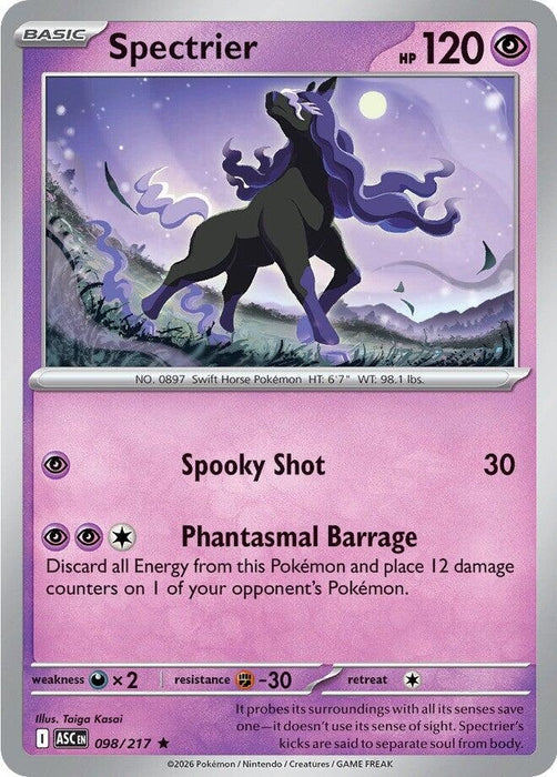 Image for Spectrier (098/217) [ME: Ascended Heroes] - Pokemon