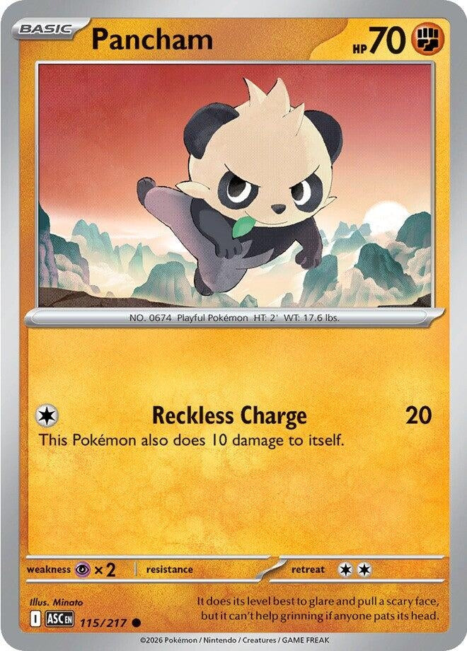 Image for Pancham (115/217) [ME: Ascended Heroes] - Pokemon