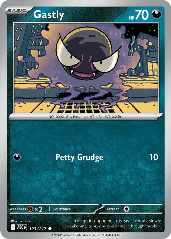 Image for Gastly (123/217) [ME: Ascended Heroes] - Pokemon