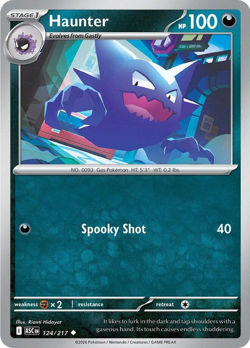 Image for Haunter (124/217) [ME: Ascended Heroes] - Pokemon