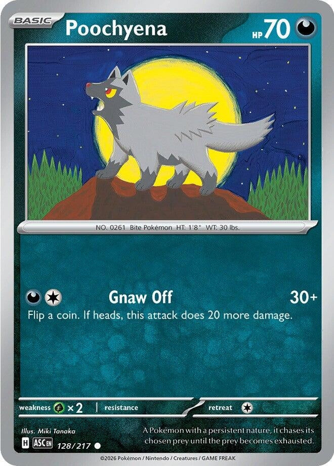 Image for Poochyena (128/217) [ME: Ascended Heroes] - Pokemon