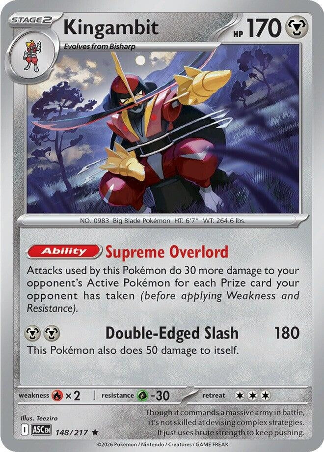 Image for Kingambit (148/217) [ME: Ascended Heroes] - Pokemon