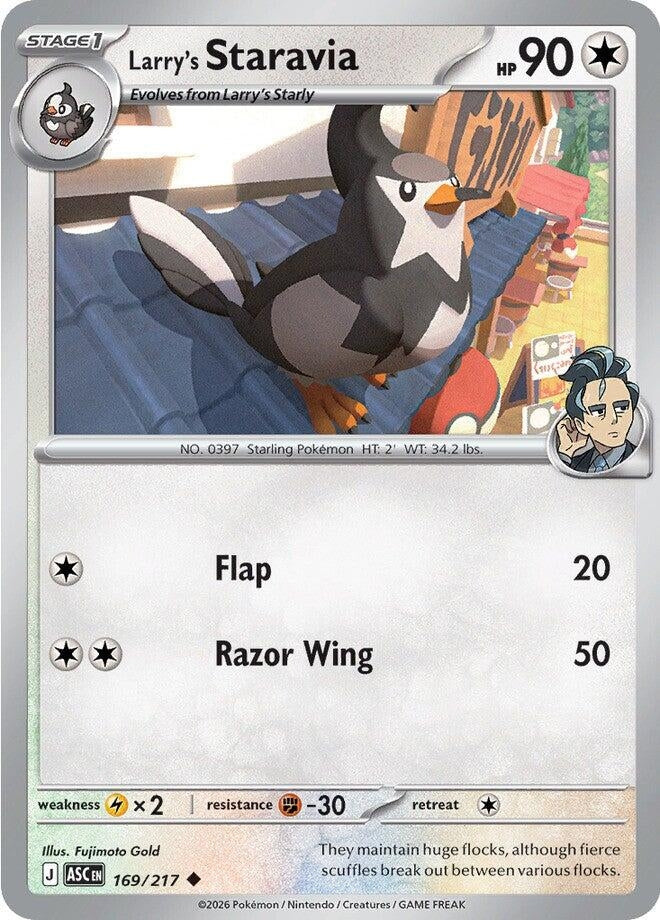 Image for Larry's Staravia (169/217) [ME: Ascended Heroes] - Pokemon