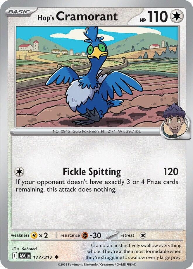 Image for Hop's Cramorant (177/217) [ME: Ascended Heroes] - Pokemon
