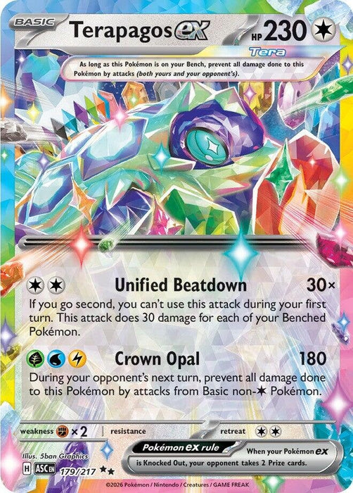 Image for Terapagos ex (179/217) [ME: Ascended Heroes] - Pokemon