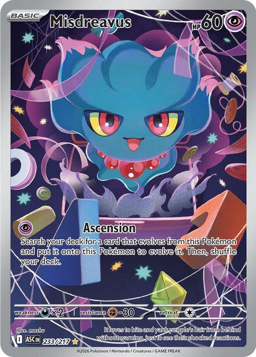 Image for Misdreavus (233/217) [ME: Ascended Heroes] - Pokemon