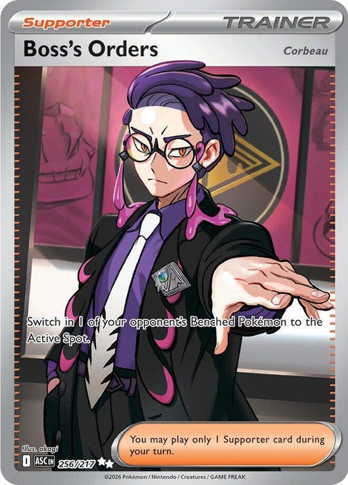 Image for Boss's Orders [Corbeau] (256/217) [ME: Ascended Heroes] - Pokemon