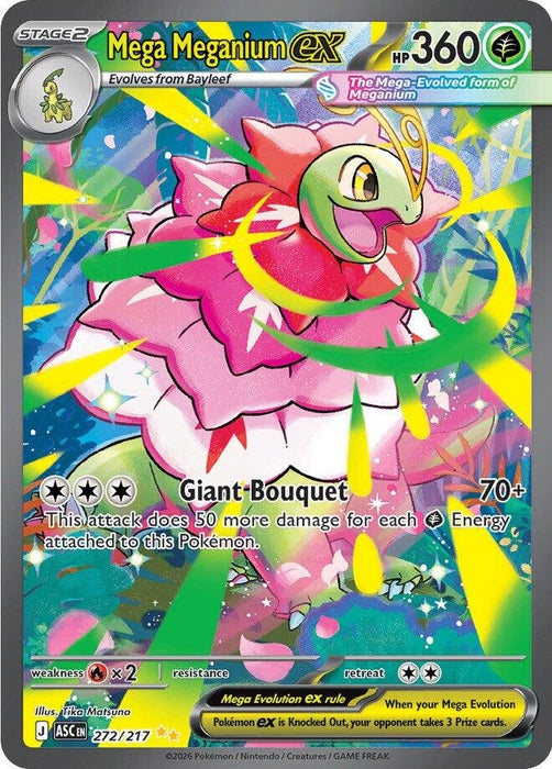 Image for Mega Meganium ex (272/217) [ME: Ascended Heroes] - Pokemon