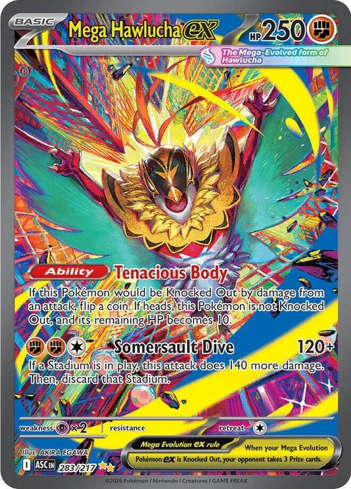Image for Mega Hawlucha ex (283/217) [ME: Ascended Heroes] - Pokemon