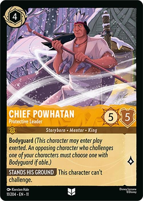 Image for Chief Powhatan - Protective Leader (11/204) [Winterspell] - Disney Lorcana