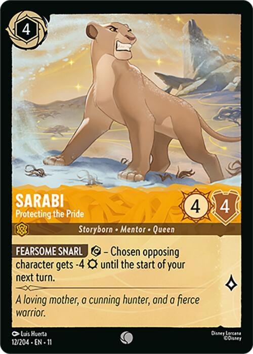 Image for Sarabi - Protecting the Pride (12/204) [Winterspell] - Disney Lorcana