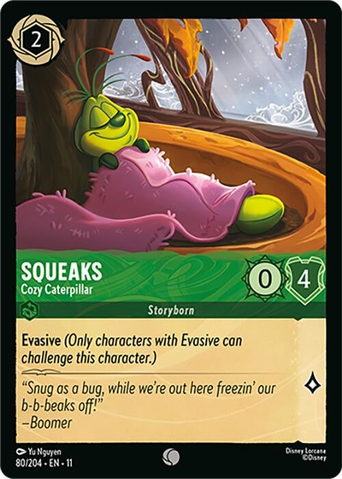 Image for Squeaks - Cozy Caterpillar (80/204) [Winterspell] - Disney Lorcana