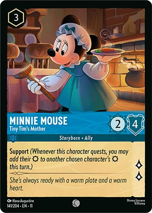 Image for Minnie Mouse - Tiny Tim's Mother (141/204) [Winterspell] - Disney Lorcana