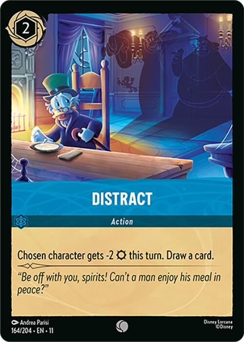 Image for Distract (164/204) [Winterspell] - Disney Lorcana
