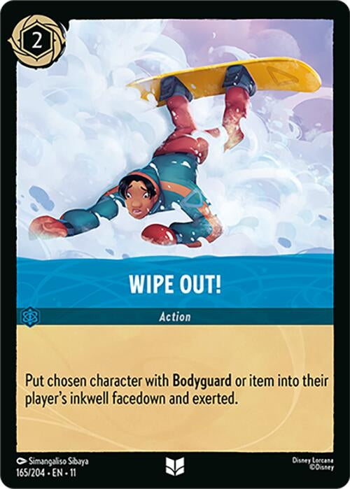 Image for Wipe Out! (165/204) [Winterspell] - Disney Lorcana