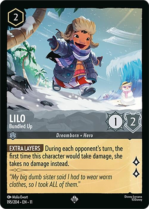 Image for Lilo - Bundled Up (195/204) [Winterspell] - Disney Lorcana