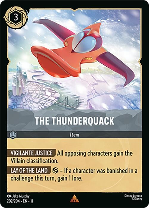 Image for The Thunderquack (202/204) [Winterspell] - Disney Lorcana