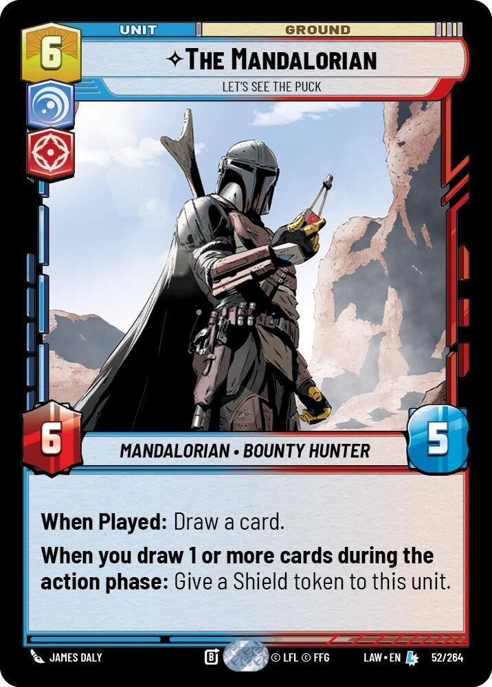 Image for The Mandalorian - Let's See The Puck (52/264) [A Lawless Time] - Star Wars: Unlimited