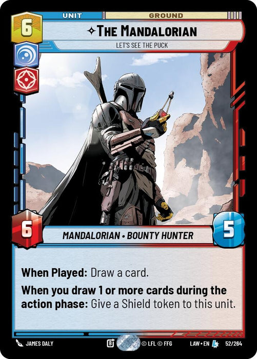 Image for The Mandalorian - Let's See The Puck (52/264) [A Lawless Time] - Star Wars: Unlimited
