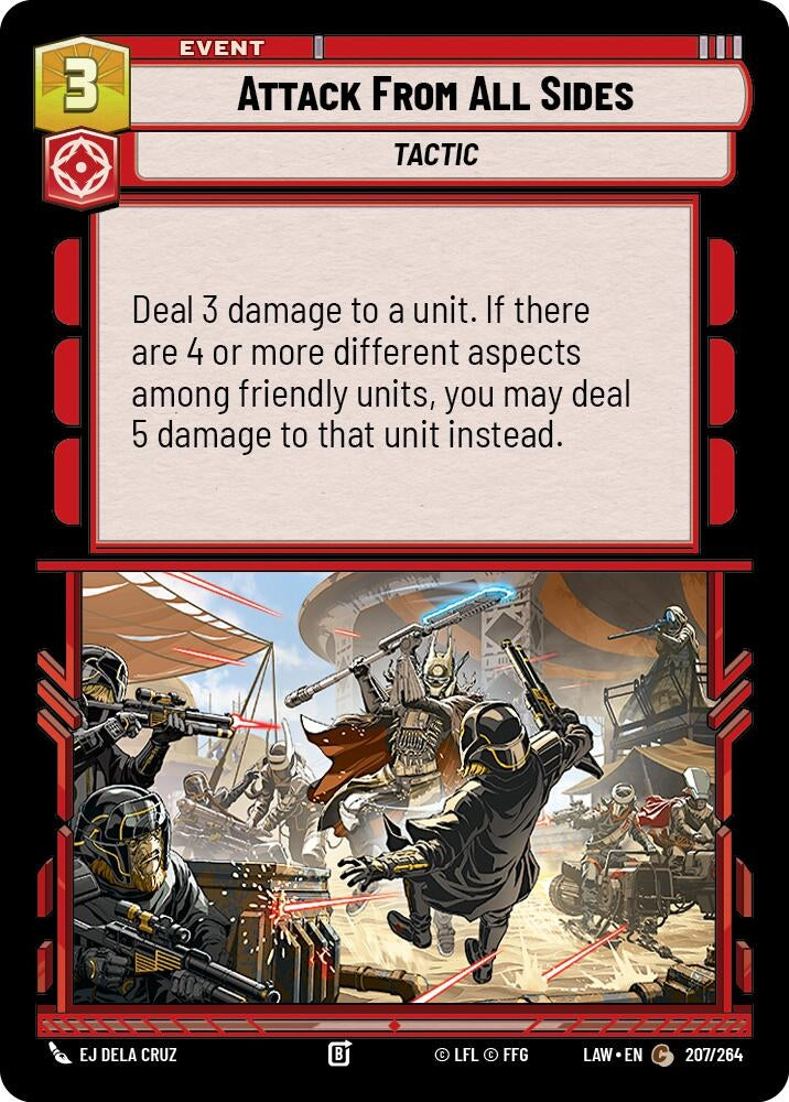 Image for Attack From All Sides (207/264) [A Lawless Time] - Star Wars: Unlimited
