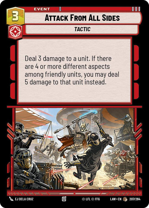Image for Attack From All Sides (207/264) [A Lawless Time] - Star Wars: Unlimited