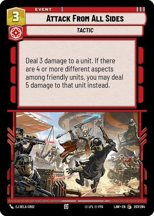 Image for Attack From All Sides (207/264) [A Lawless Time] - Star Wars: Unlimited