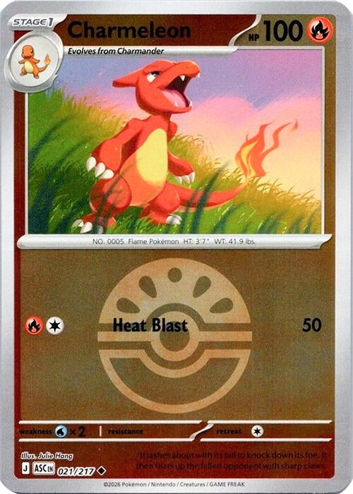 Image for Charmeleon (Friend Ball) (021/217) [ME: Ascended Heroes] - Pokemon