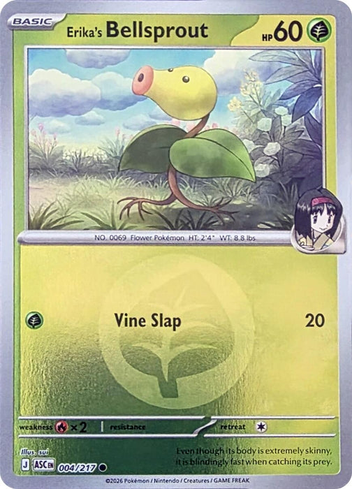 Image for Erika's Bellsprout (Energy Symbol Pattern) (004/217) [ME: Ascended Heroes] - Pokemon