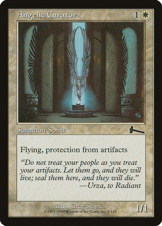 Angelic Curator (1) [Urza's Legacy]