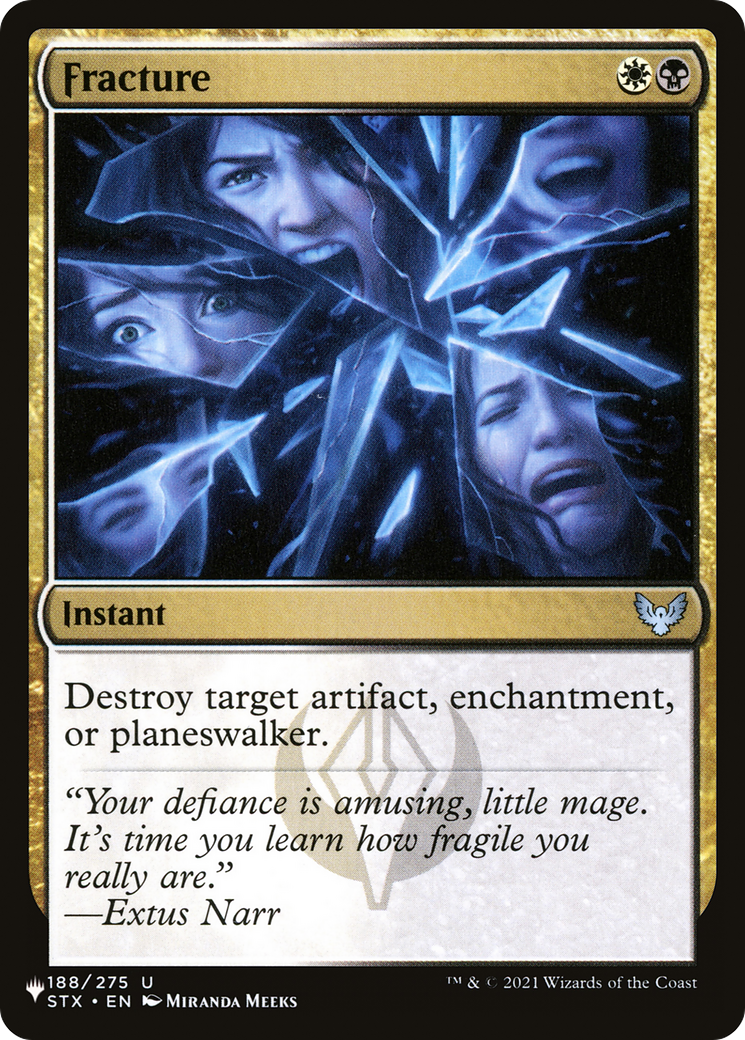 Fracture (188/275) [The List Reprints]