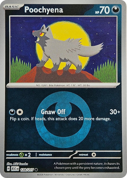 Image for Poochyena (Energy Symbol Pattern) (128/217) [ME: Ascended Heroes] - Pokemon