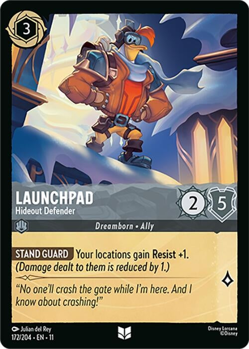 Image for Launchpad - Hideout Defender (172/204) [Winterspell] - Disney Lorcana