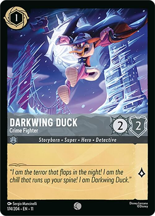 Image for Darkwing Duck - Crime Fighter (174/204) [Winterspell] - Disney Lorcana