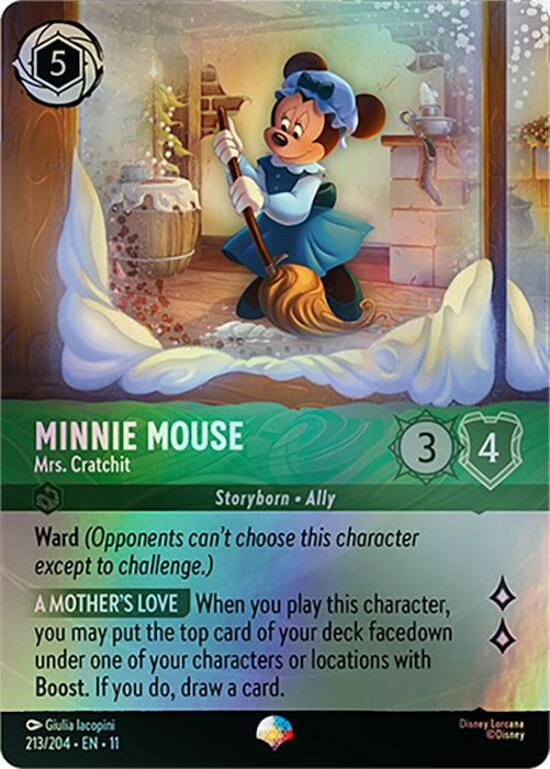 Image for Minnie Mouse - Mrs. Cratchit (Epic) (213/204) [Winterspell] - Disney Lorcana