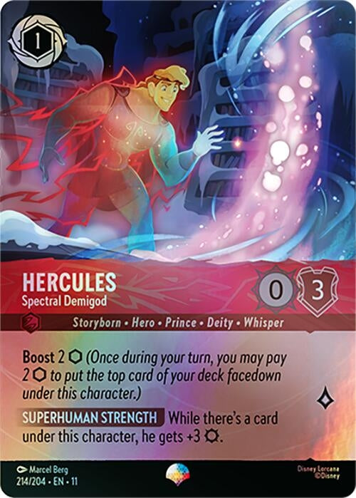 Image for Hercules - Spectral Demigod (Epic) (214/204) [Winterspell] - Disney Lorcana