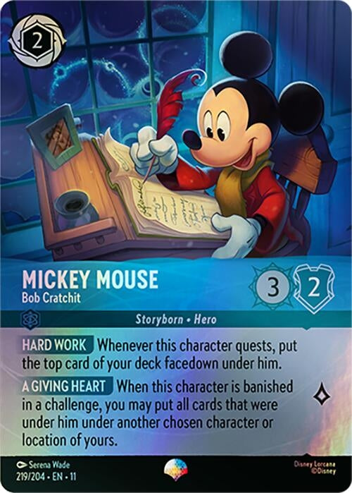 Image for Mickey Mouse - Bob Cratchit (Epic) (219/204) [Winterspell] - Disney Lorcana
