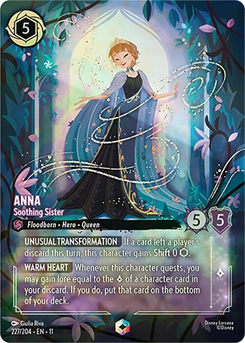 Image for Anna - Soothing Sister (Enchanted) (227/204) [Winterspell] - Disney Lorcana