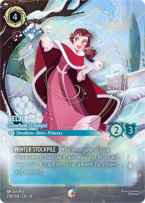 Image for Belle - Snowfield Strategist (Enchanted) (236/204) [Winterspell] - Disney Lorcana