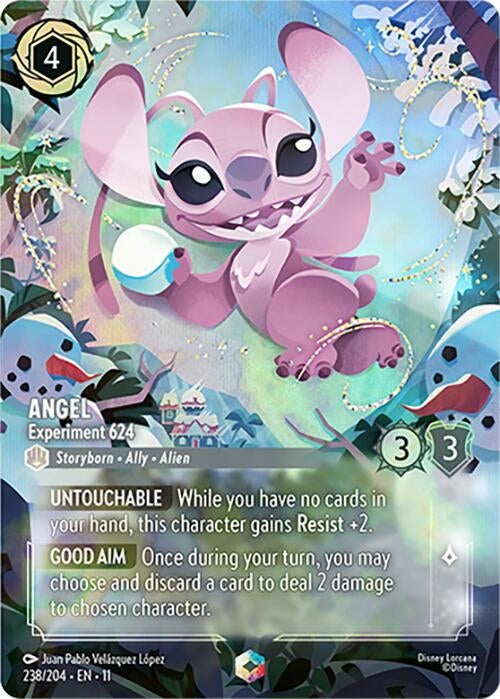 Image for Angel - Experiment 624 (Enchanted) (238/204) [Winterspell] - Disney Lorcana