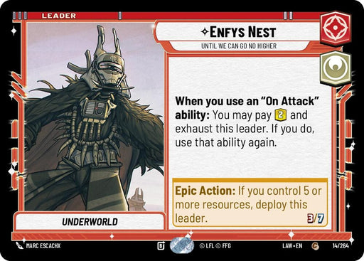 Image for Enfys Nest - Until We Can Go No Higher (14/264) [A Lawless Time] - Star Wars: Unlimited