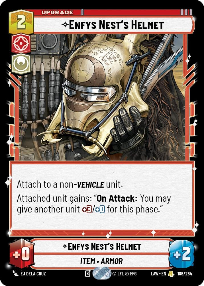 Image for Enfys Nest's Helmet (186/264) [A Lawless Time] - Star Wars: Unlimited