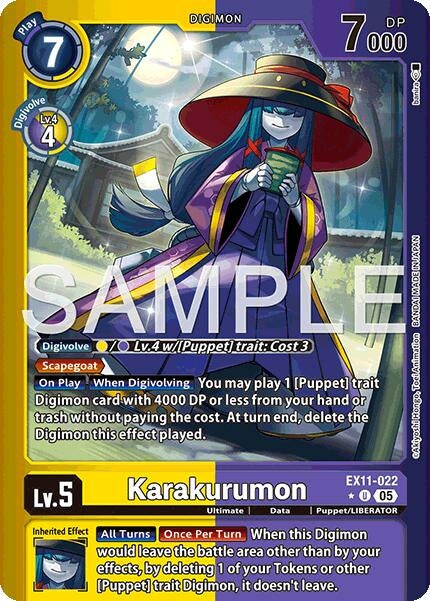 Image for Karakurumon (Limited Foil) (EX11-022 U) [Dawn of Liberator] - Digimon Card Game