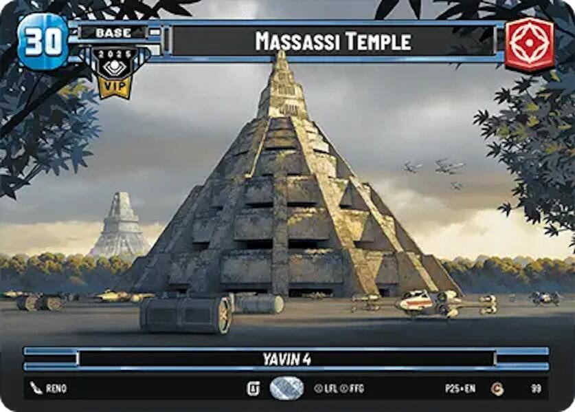 Image for Massassi Temple (Galactic Championship VIP) (99) [Organized Play Promos] - Star Wars: Unlimited