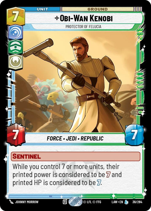 Image for Obi-Wan Kenobi - Protector of Felucia (38/264) [A Lawless Time] - Star Wars: Unlimited