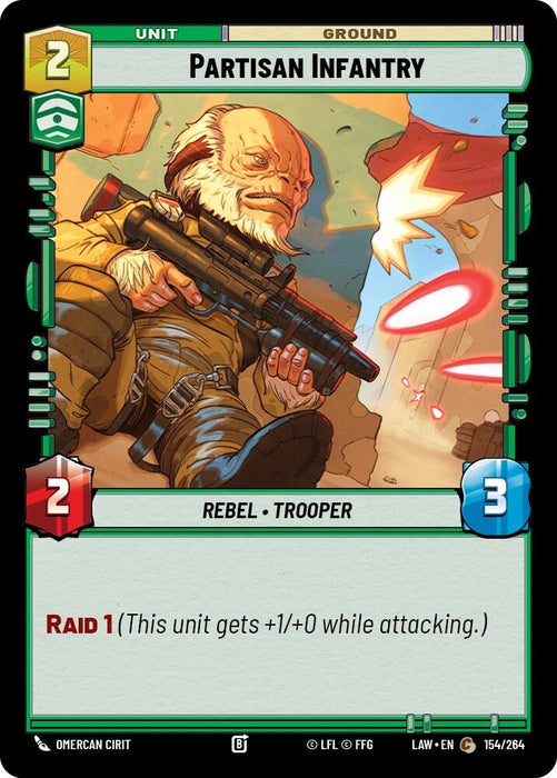 Image for Partisan Infantry (154/264) [A Lawless Time] - Star Wars: Unlimited