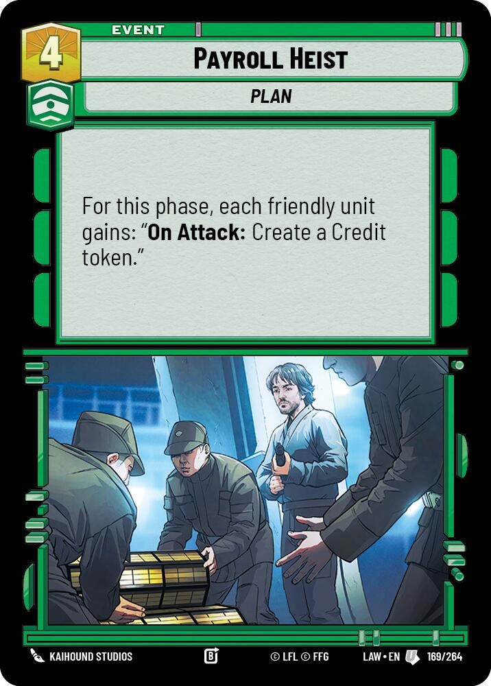Image for Payroll Heist (169/264) [A Lawless Time] - Star Wars: Unlimited