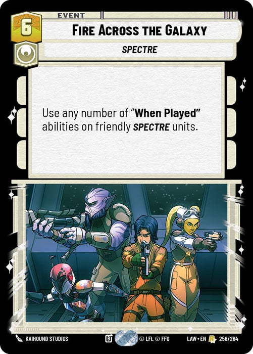 Image for Fire Across the Galaxy (256/264) [A Lawless Time] - Star Wars: Unlimited