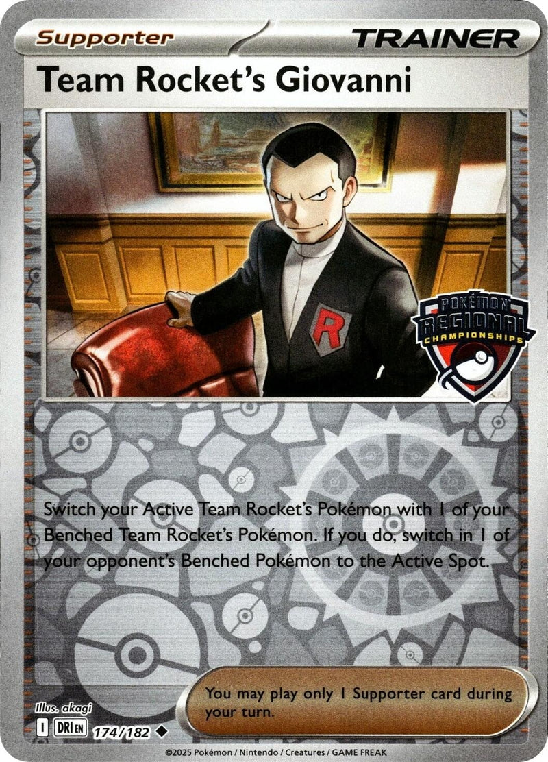 Image for Team Rocket's Giovanni (174/182) [League & Championship Cards] - Pokemon
