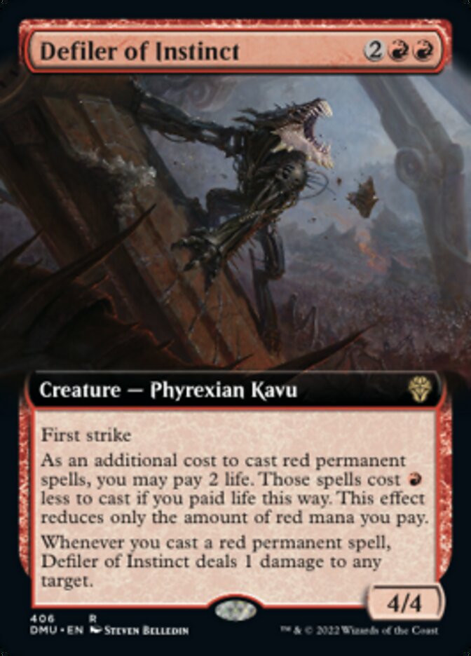 Defiler of Instinct (Extended Art) (406) [Dominaria United]
