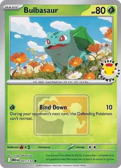 Image for Bulbasaur (Pokemon Day 2026) (001/132) [Miscellaneous Cards & Products] - Pokemon